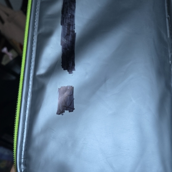 DSW Neon Green and White Tote - Picture 3 of 3